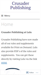Mobile Screenshot of crusaderpublishing.com